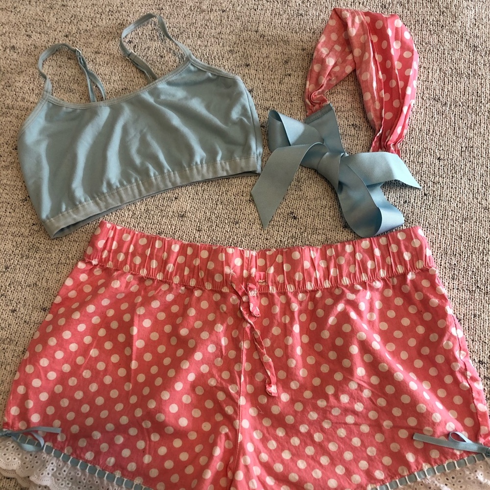 Women’s super cute Bo Peep Pjs/pajamas medium pink